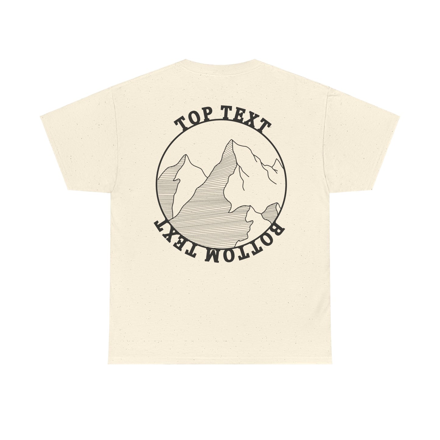 Mountain Tee Top-Bottom Unisex