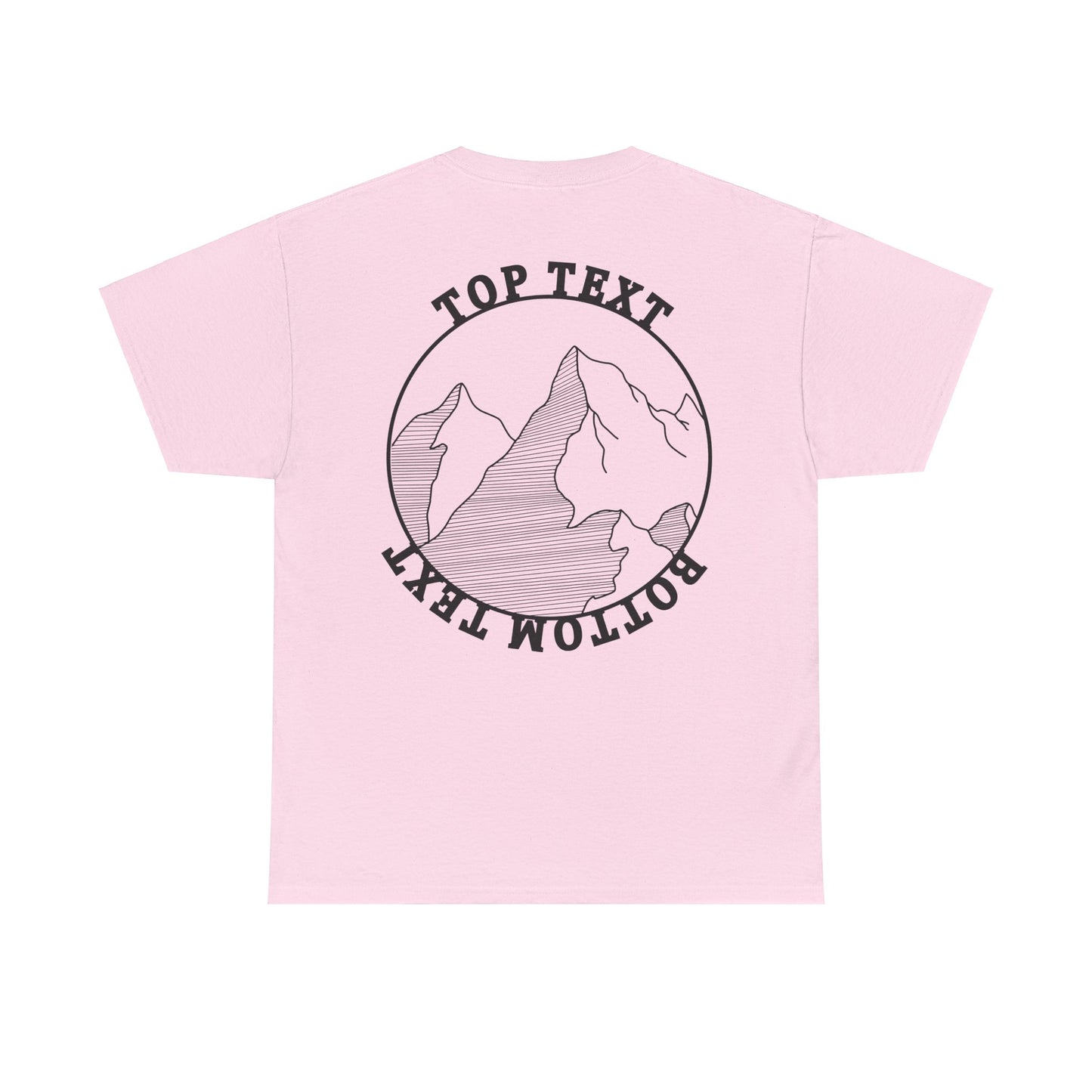 Mountain Tee Top-Bottom Unisex