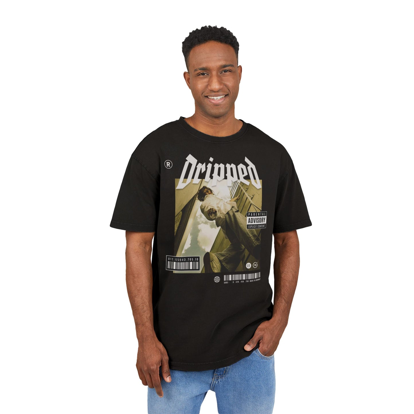 Dripped Boxy Tee