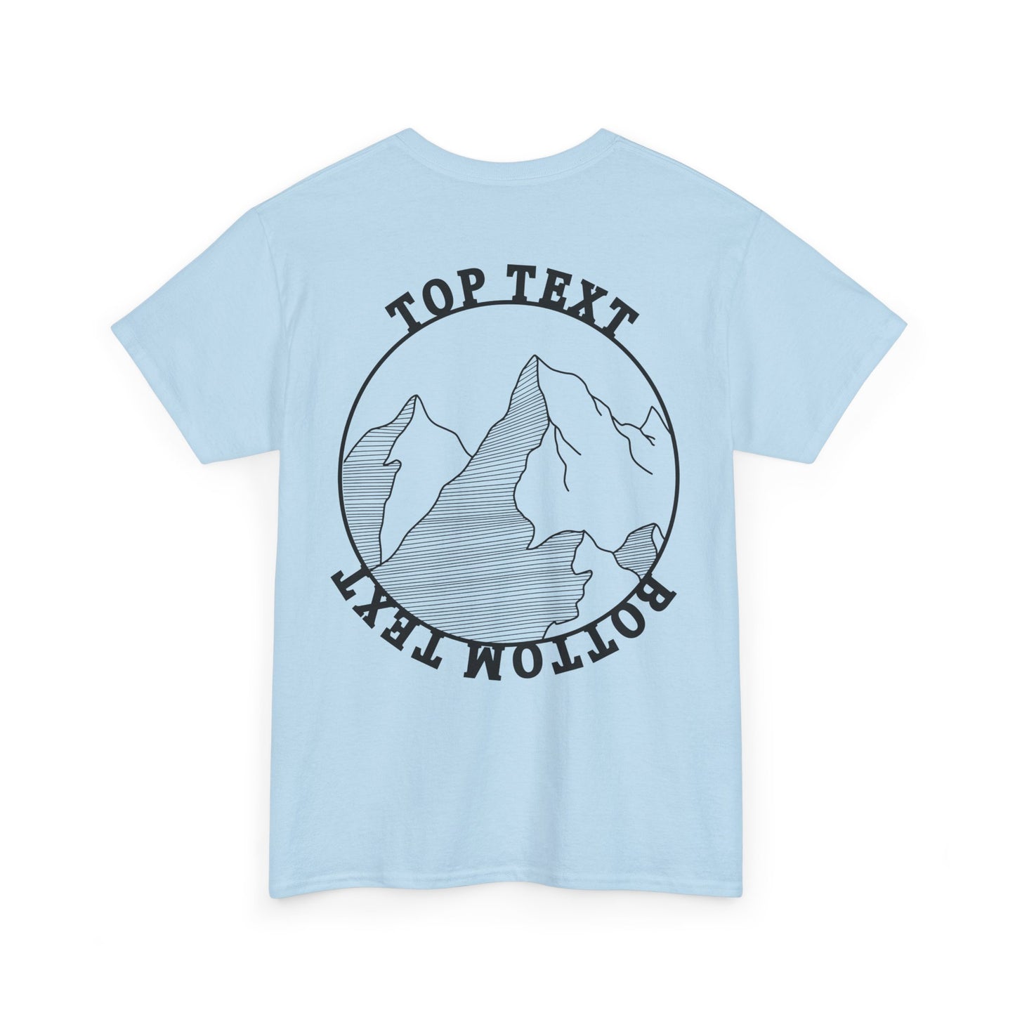 Mountain Tee Top-Bottom Unisex
