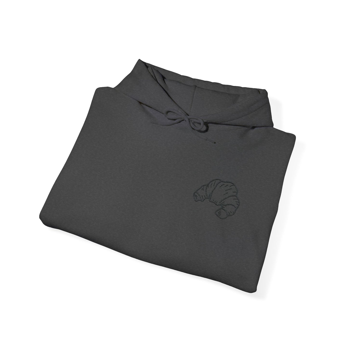 Embroidered Croissant Hoodie