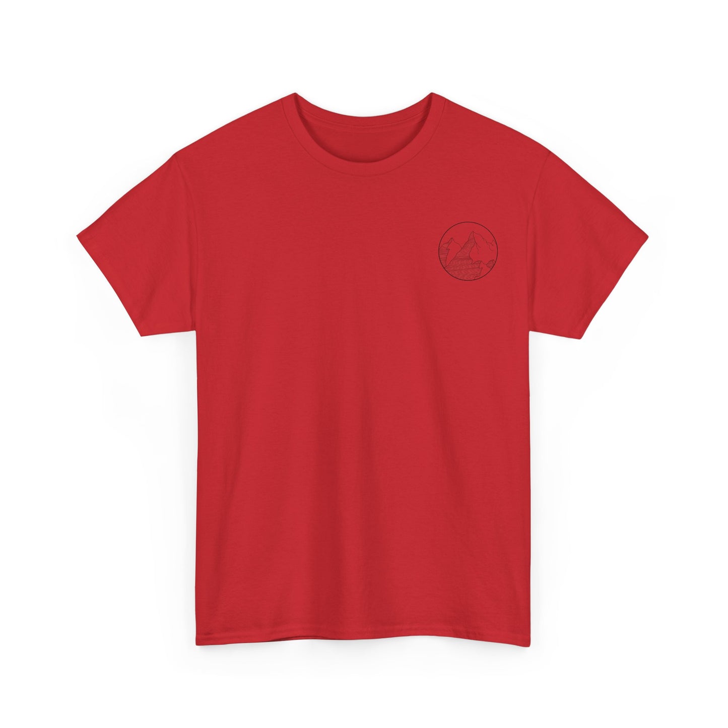 Mountain Tee Top-Bottom Unisex