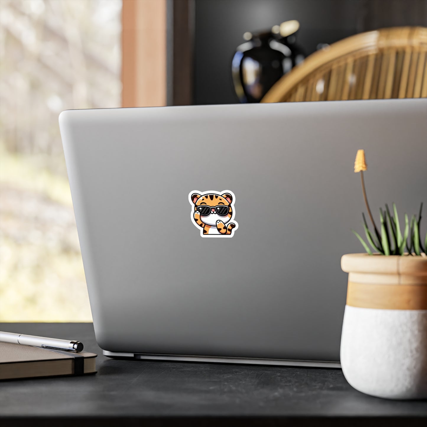 Handsome tiger sticker