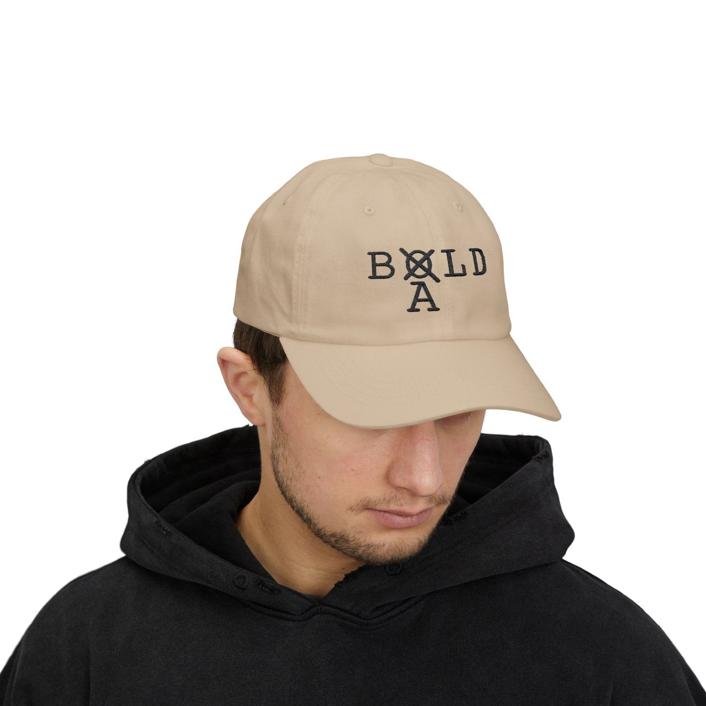 Bald Bold Dad Cap Embroidered
