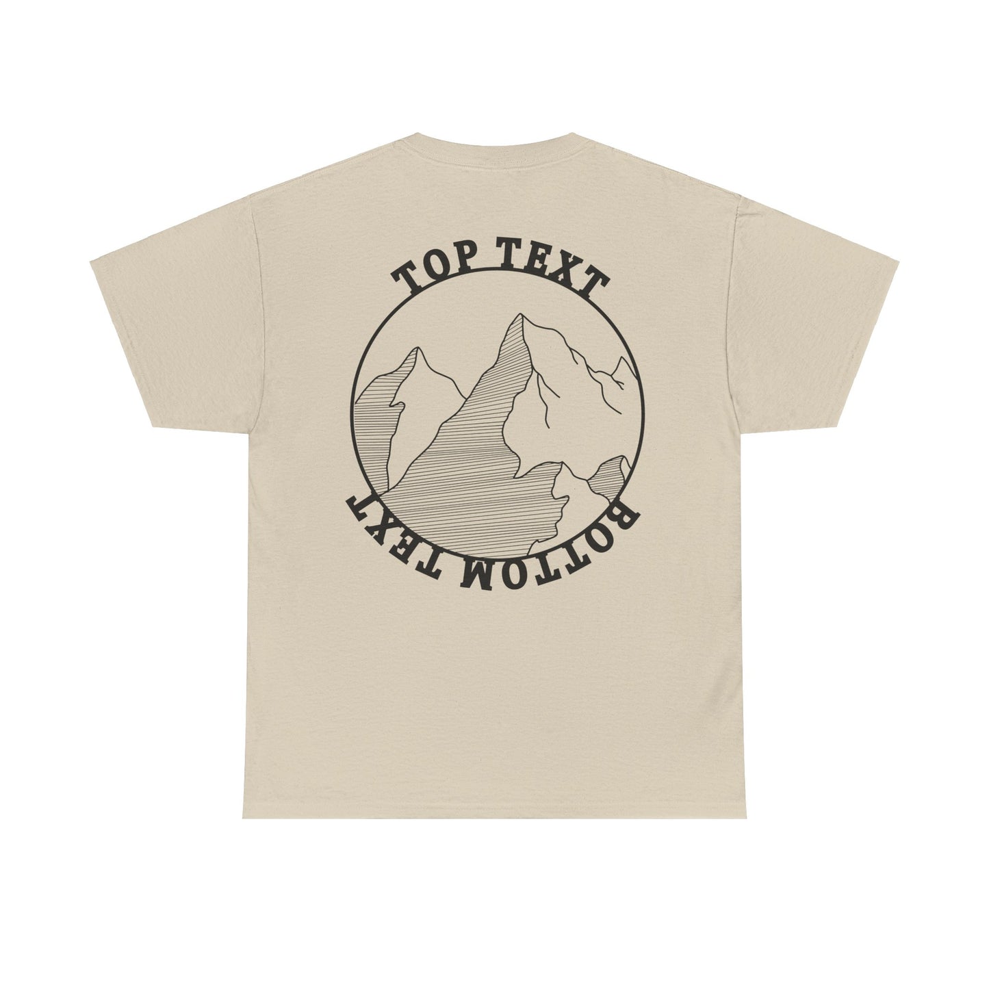 Mountain Tee Top-Bottom Unisex