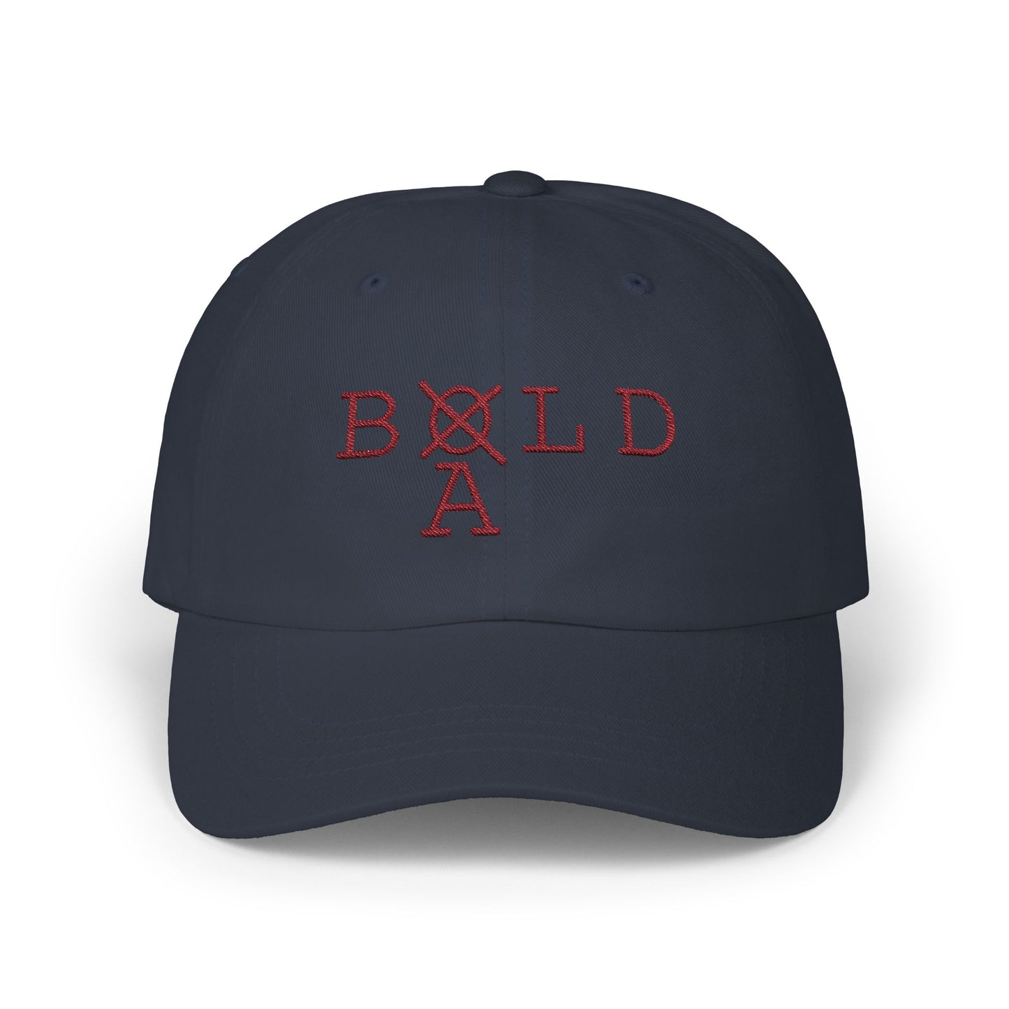 Bald Bold Dad Cap Embroidered