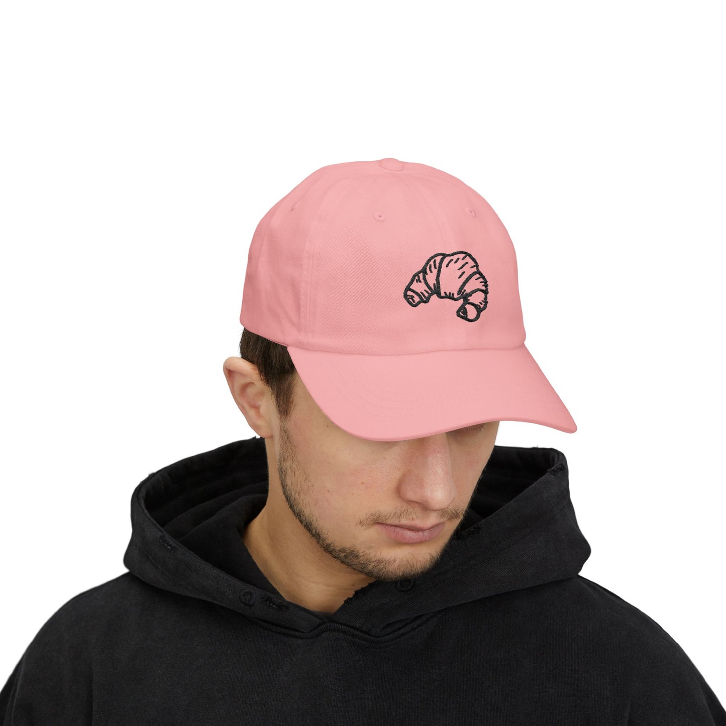Croissant Dad Cap Embroidered