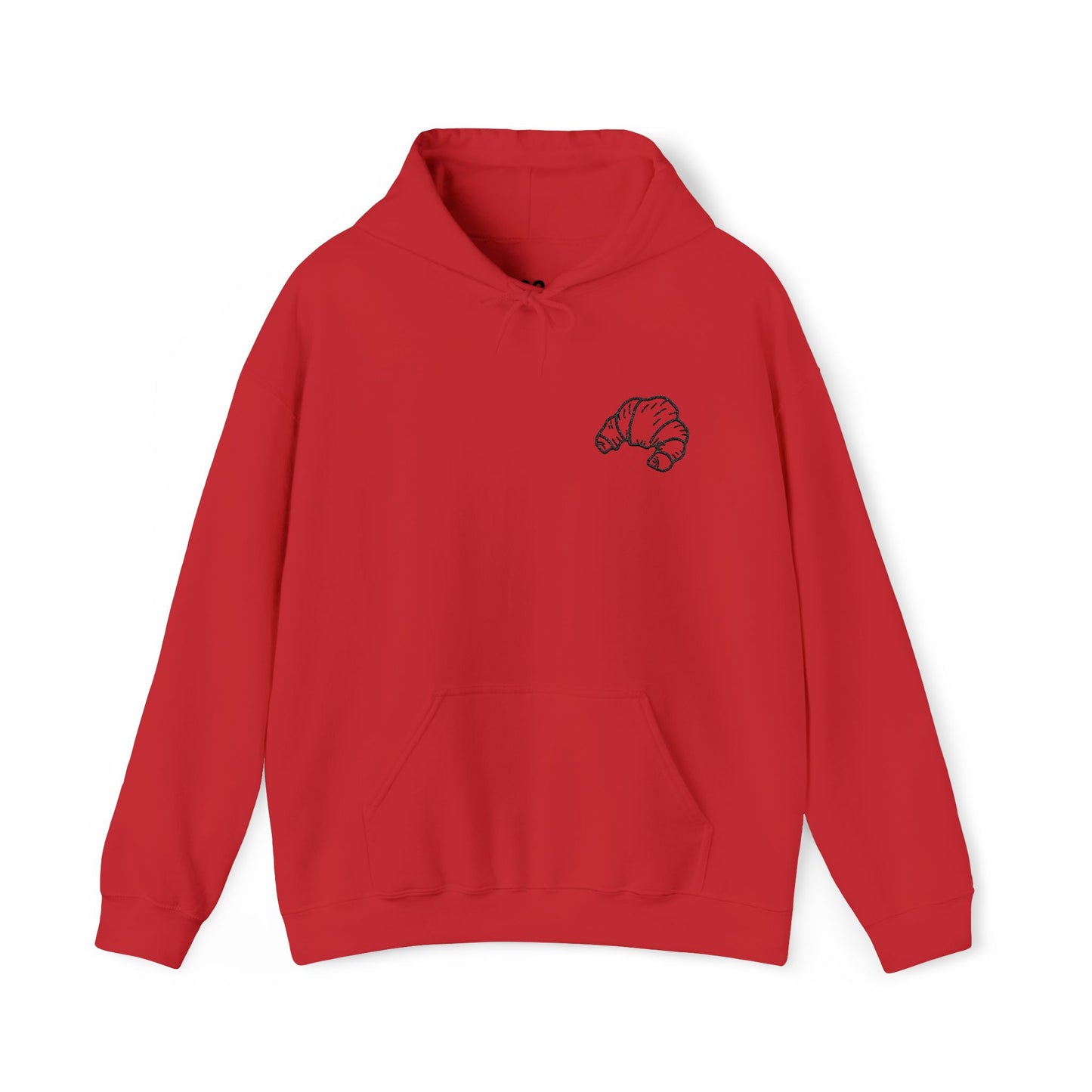 Embroidered Croissant Hoodie