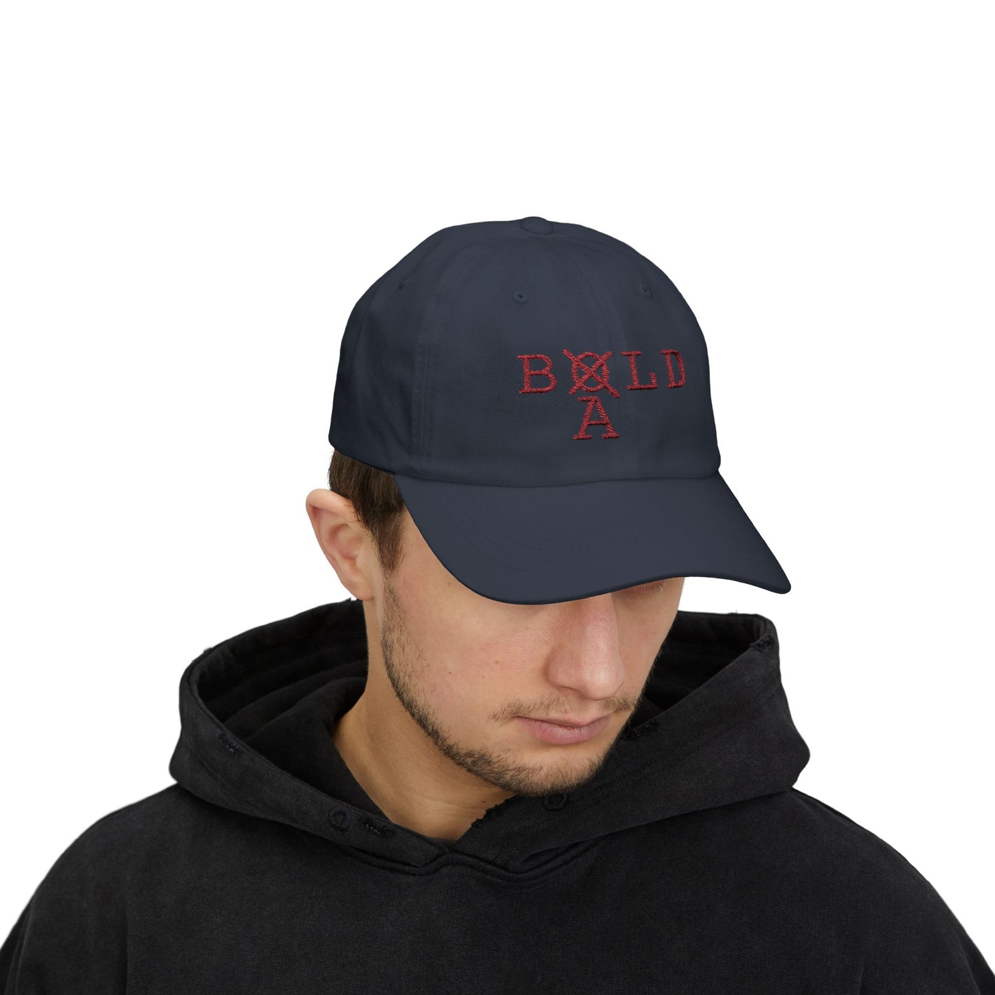 Bald Bold Dad Cap Embroidered