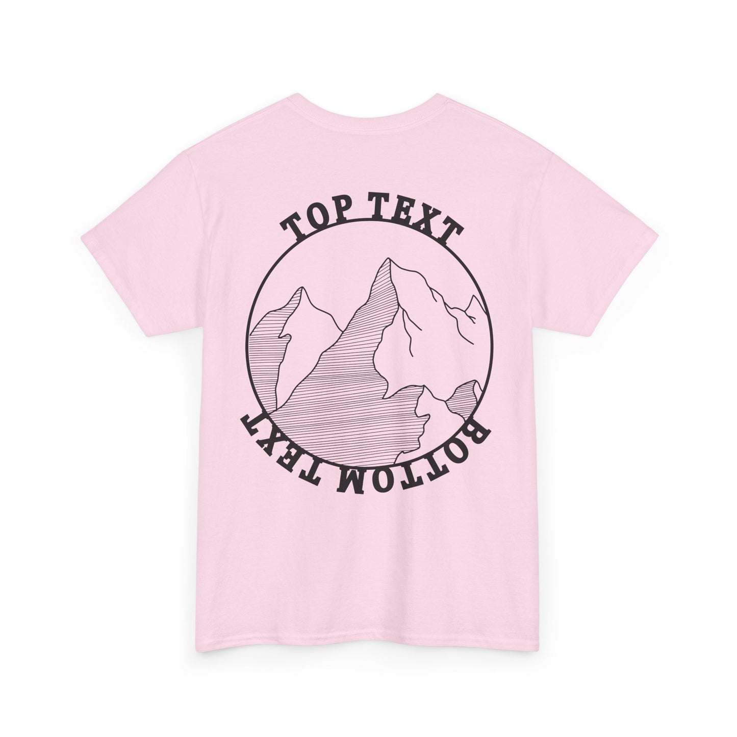 Mountain Tee Top-Bottom Unisex