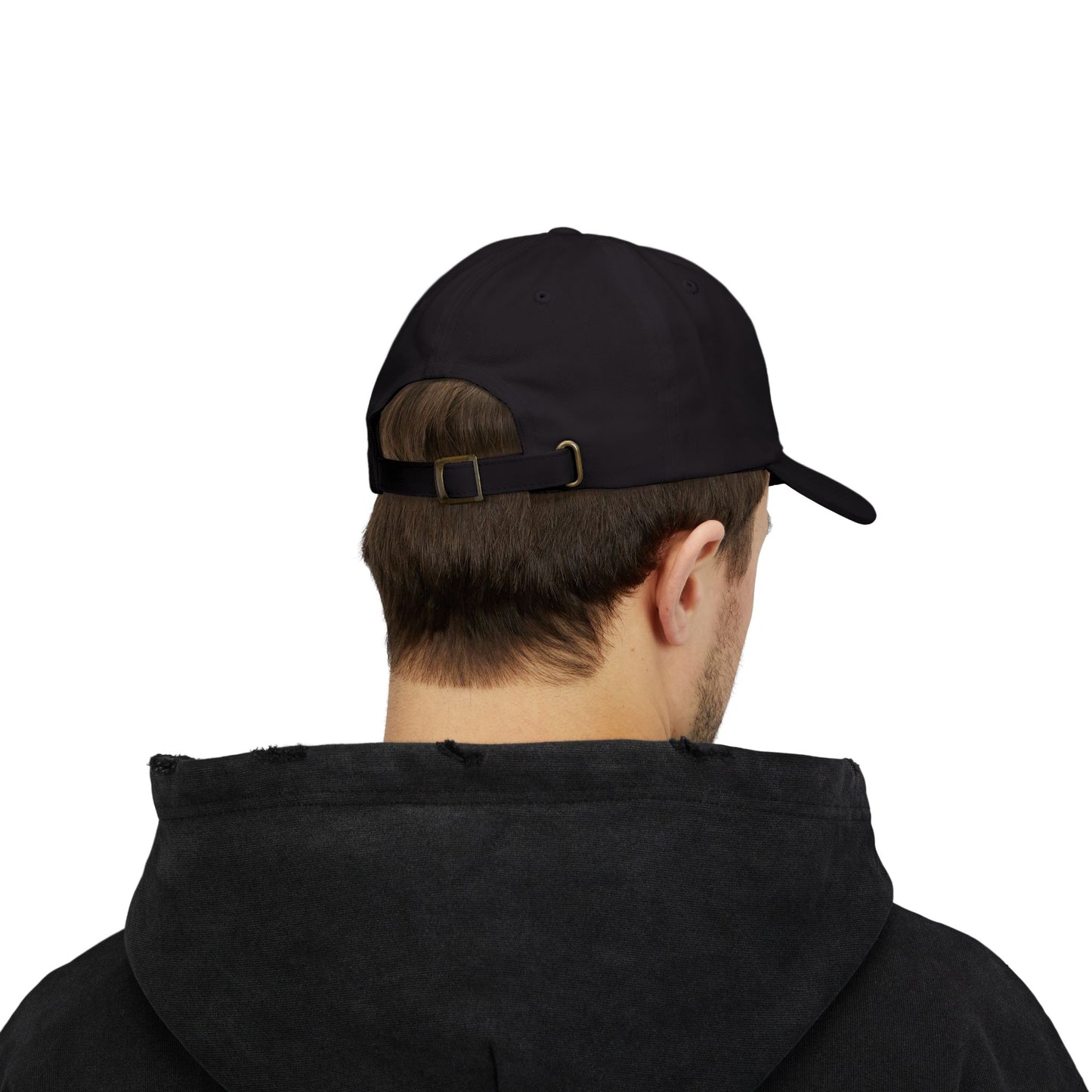Bald Bold Dad Cap Embroidered (Black)