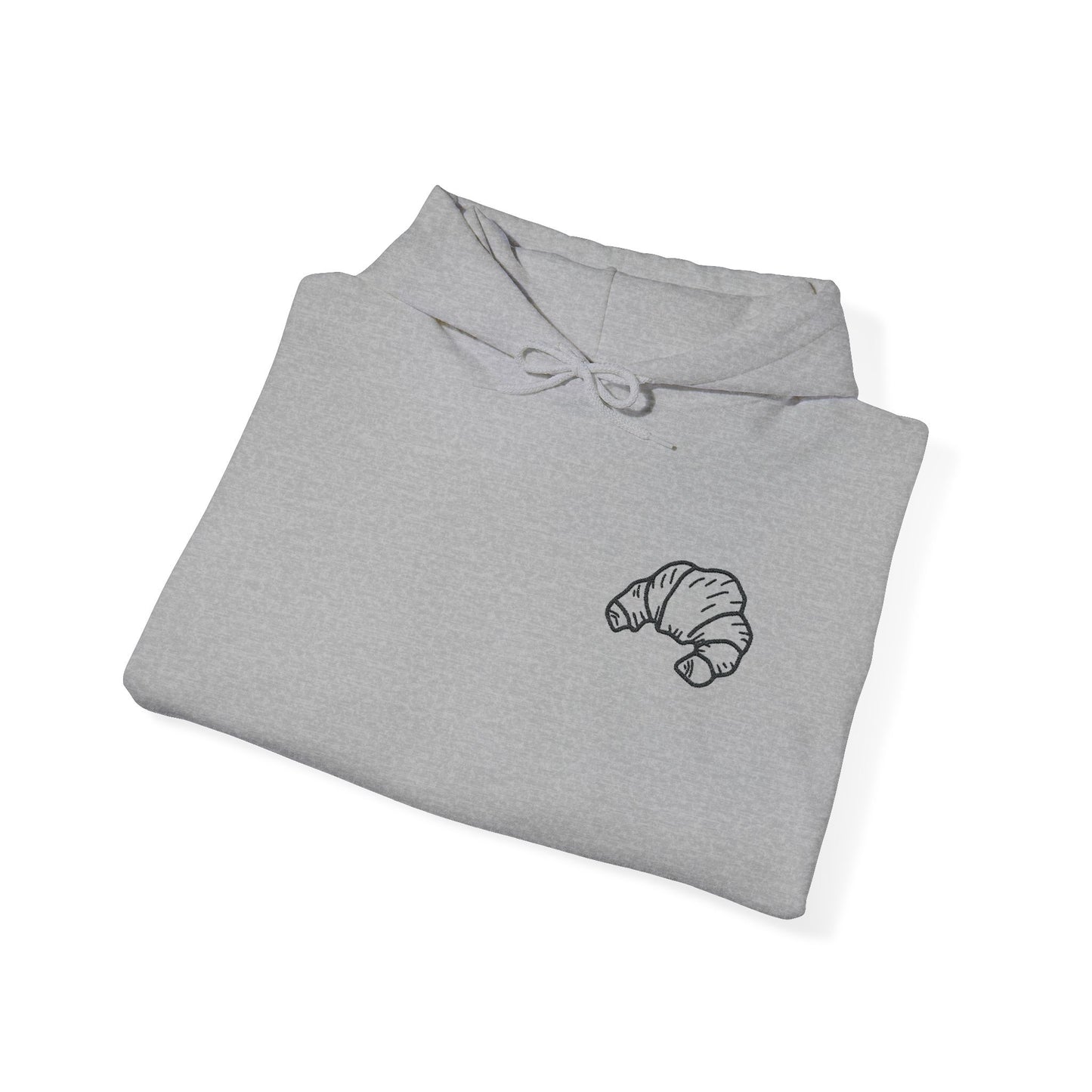 Embroidered Croissant Hoodie