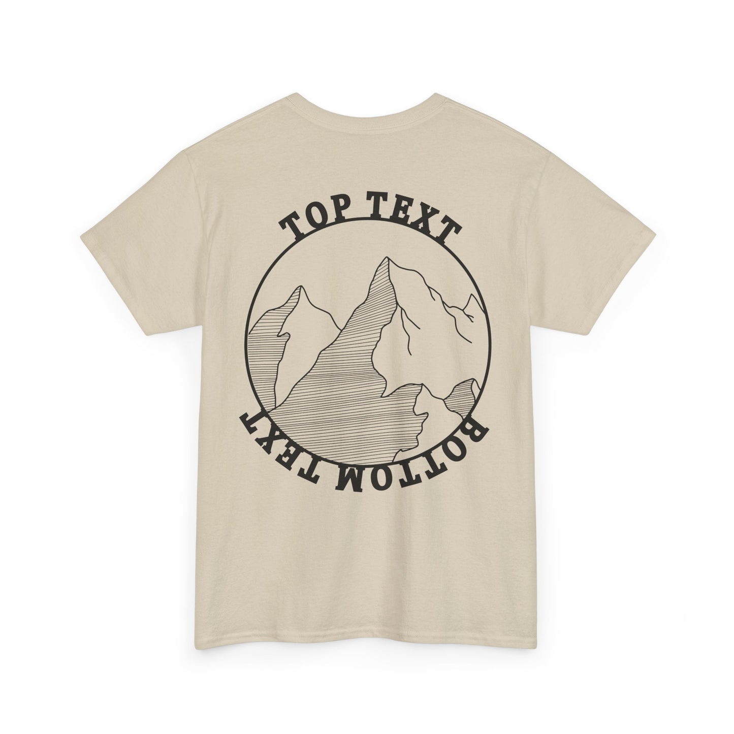 Mountain Tee Top-Bottom Unisex