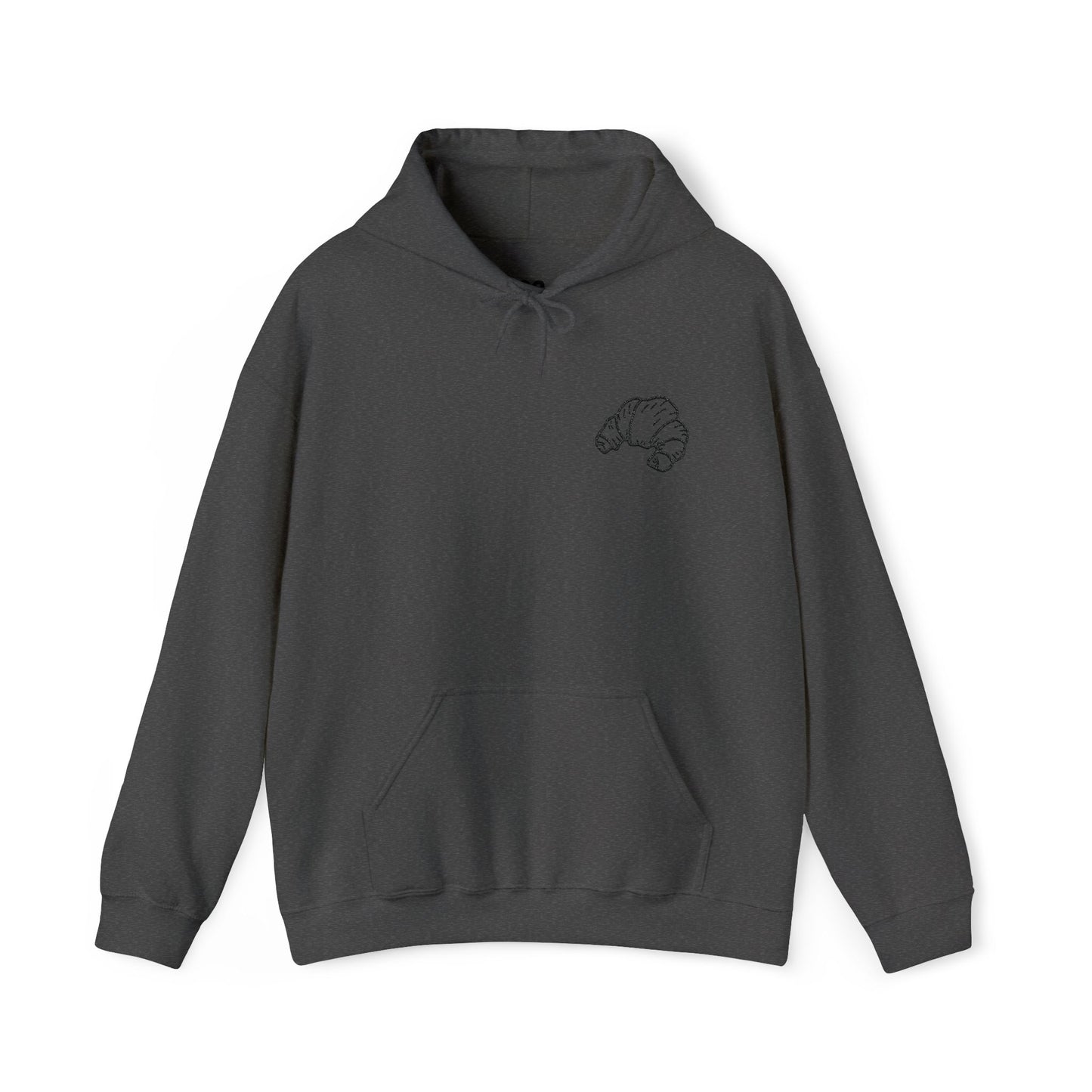 Embroidered Croissant Hoodie