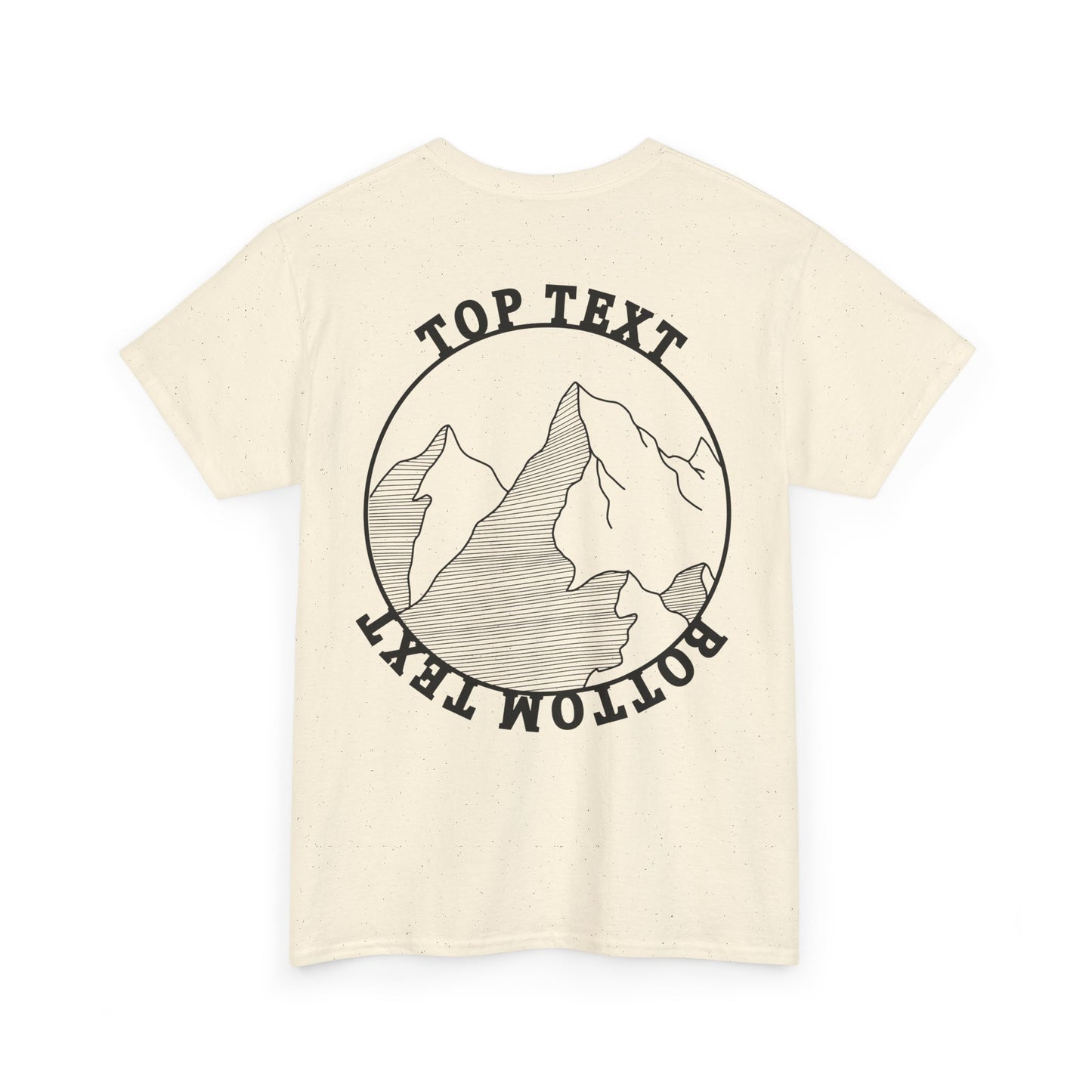 Mountain Tee Top-Bottom Unisex