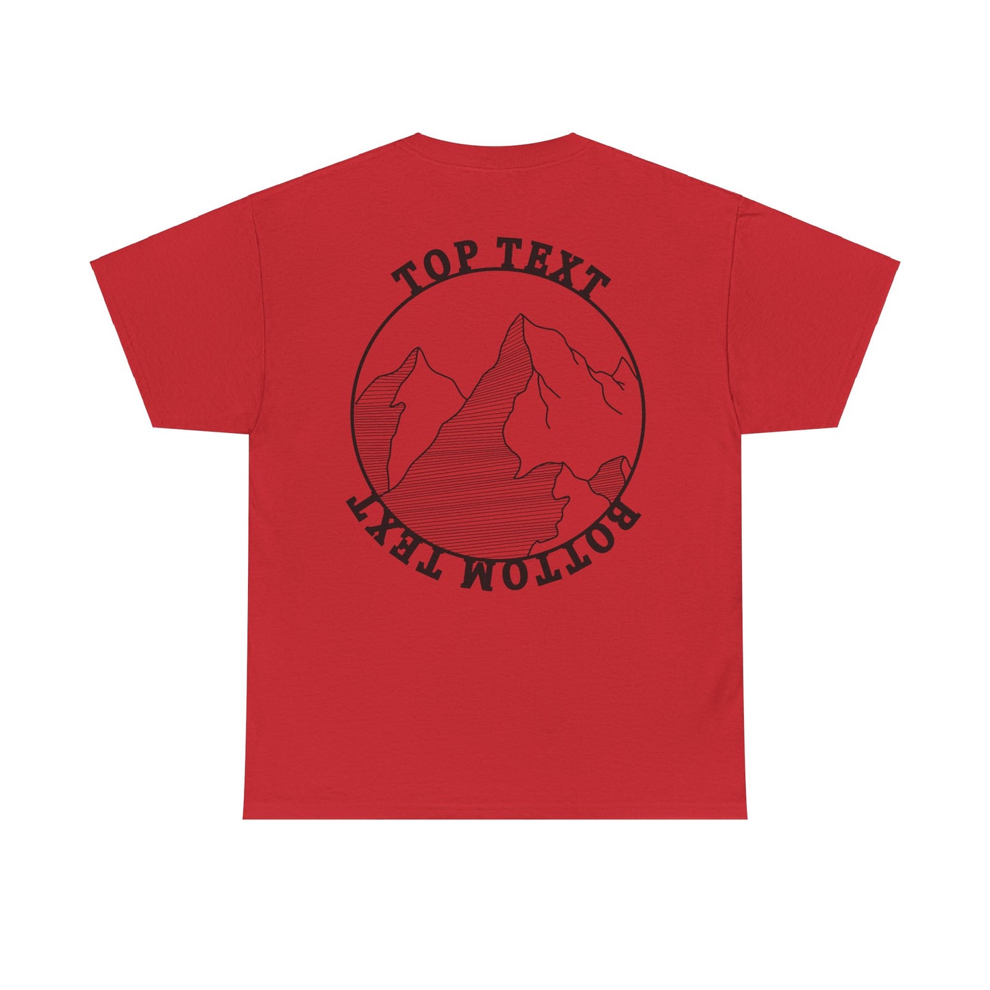 Mountain Tee Top-Bottom Unisex
