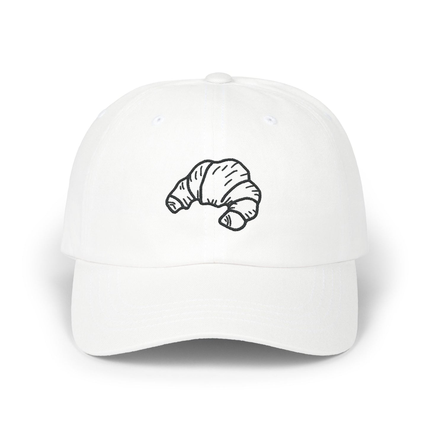 Croissant Dad Cap Embroidered