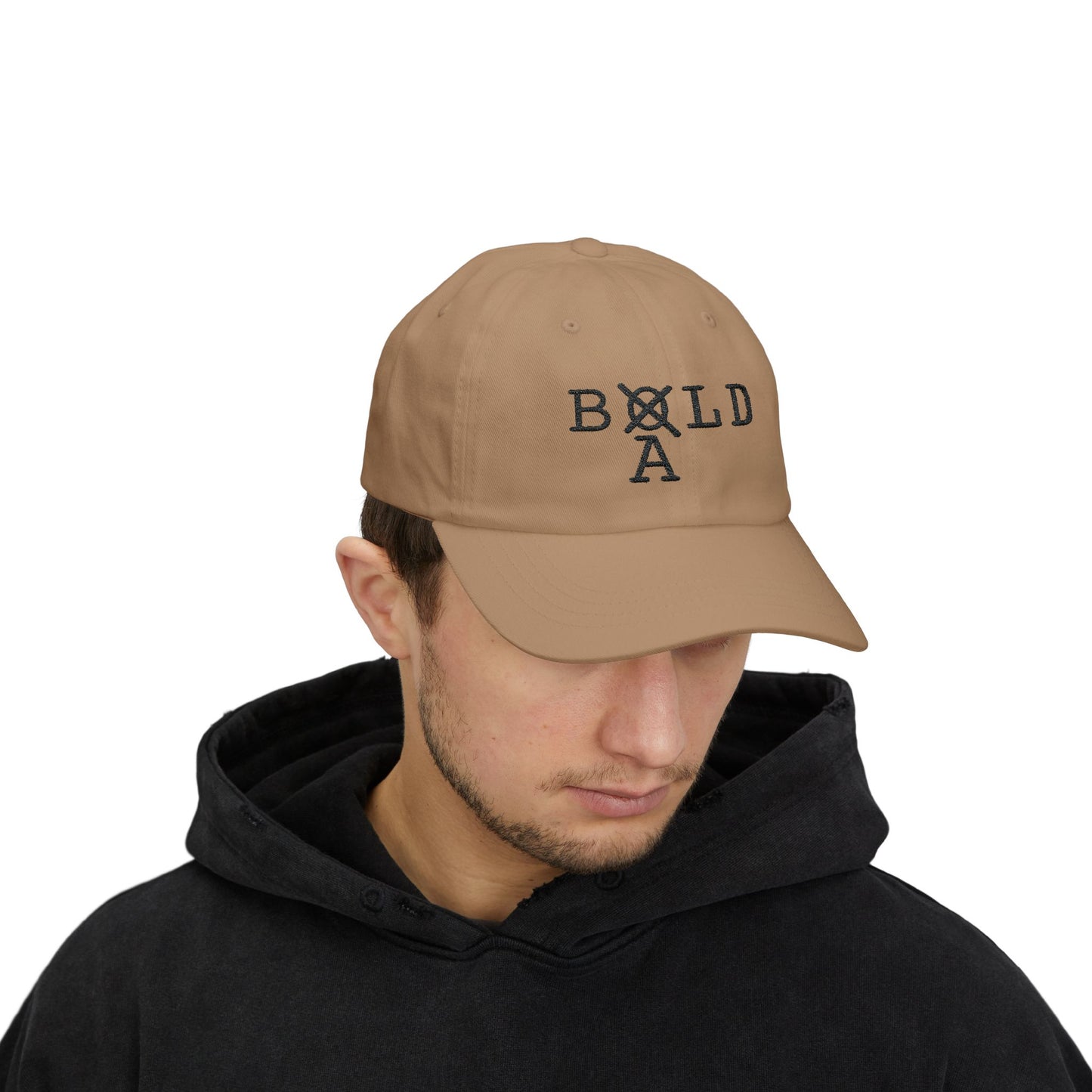 Bald Bold Dad Cap Embroidered