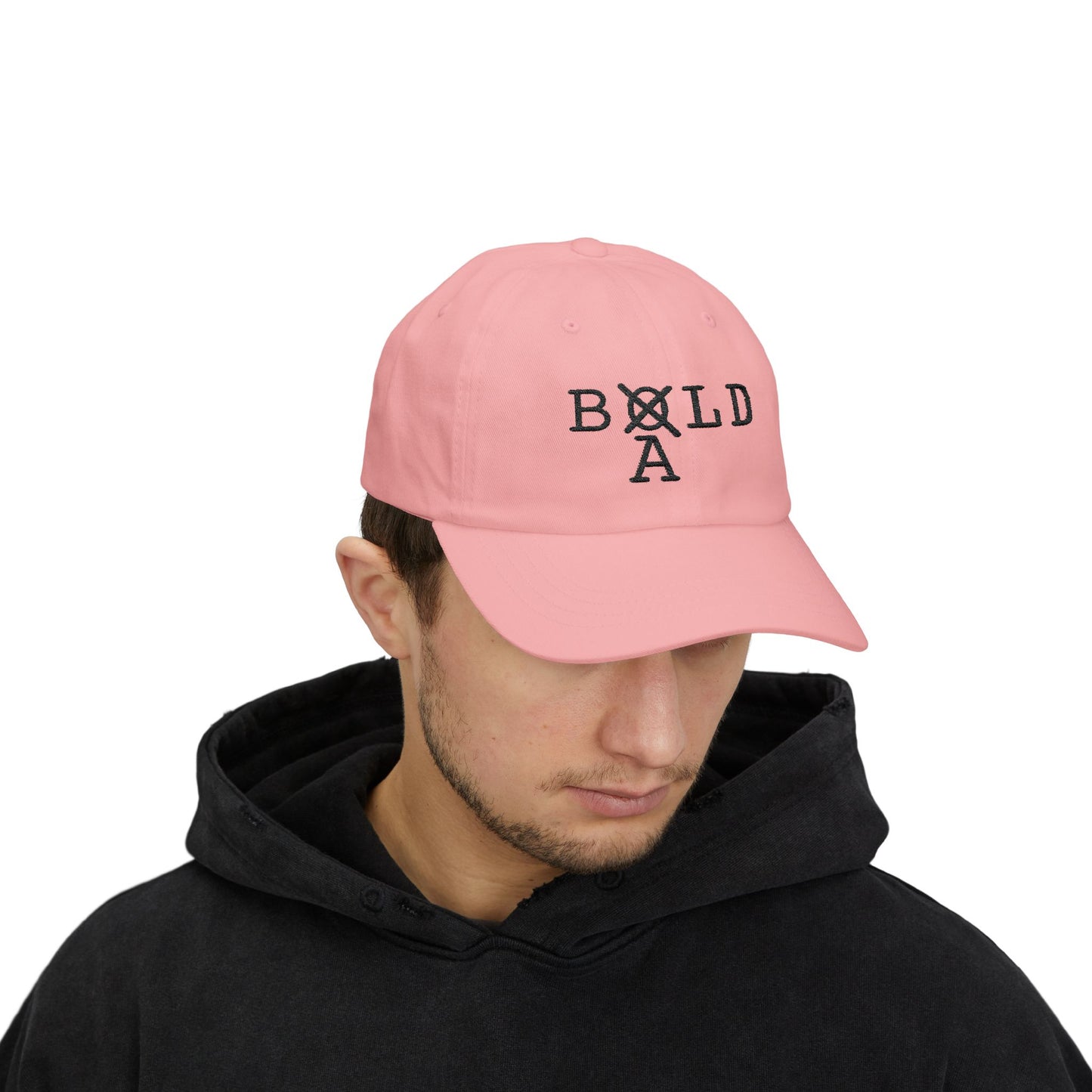 Bald Bold Dad Cap Embroidered