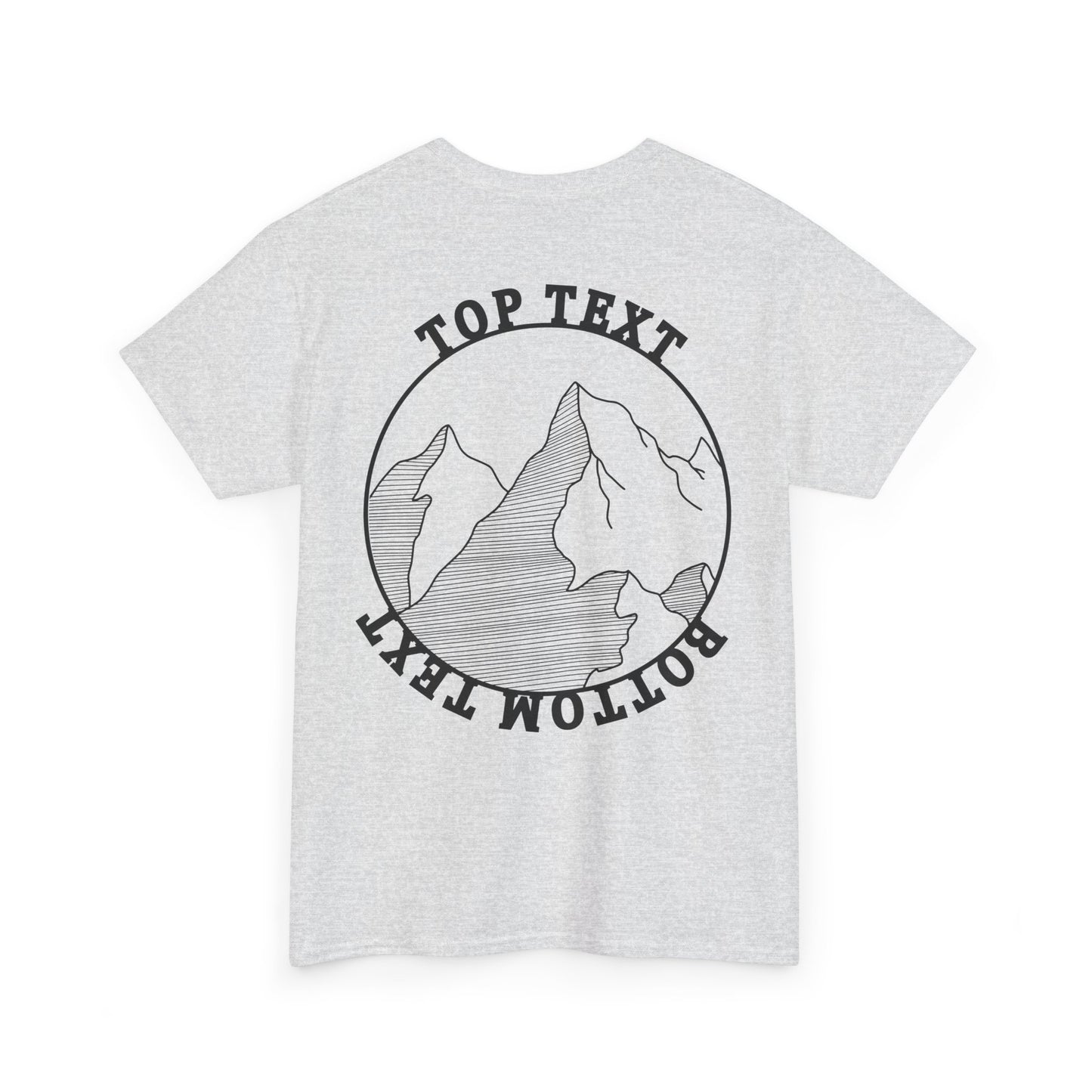 Mountain Tee Top-Bottom Unisex