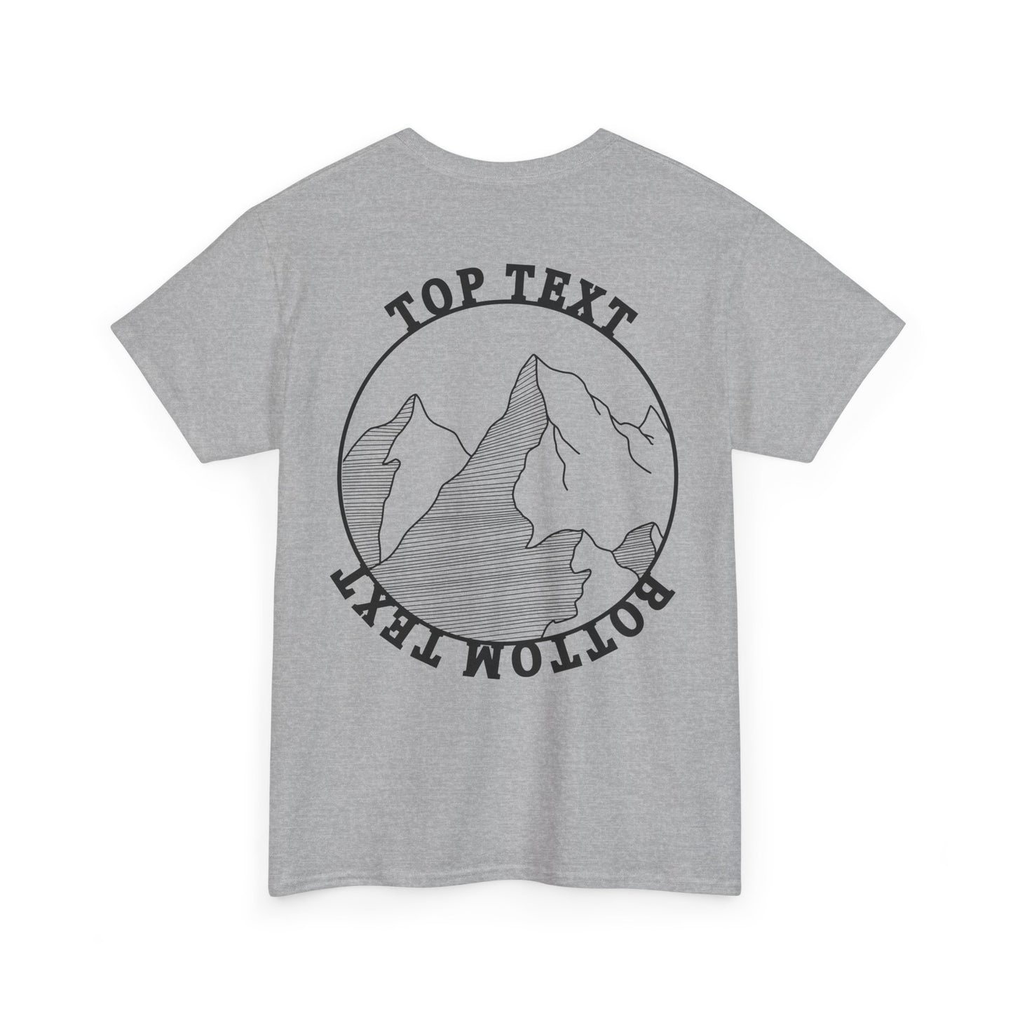 Mountain Tee Top-Bottom Unisex