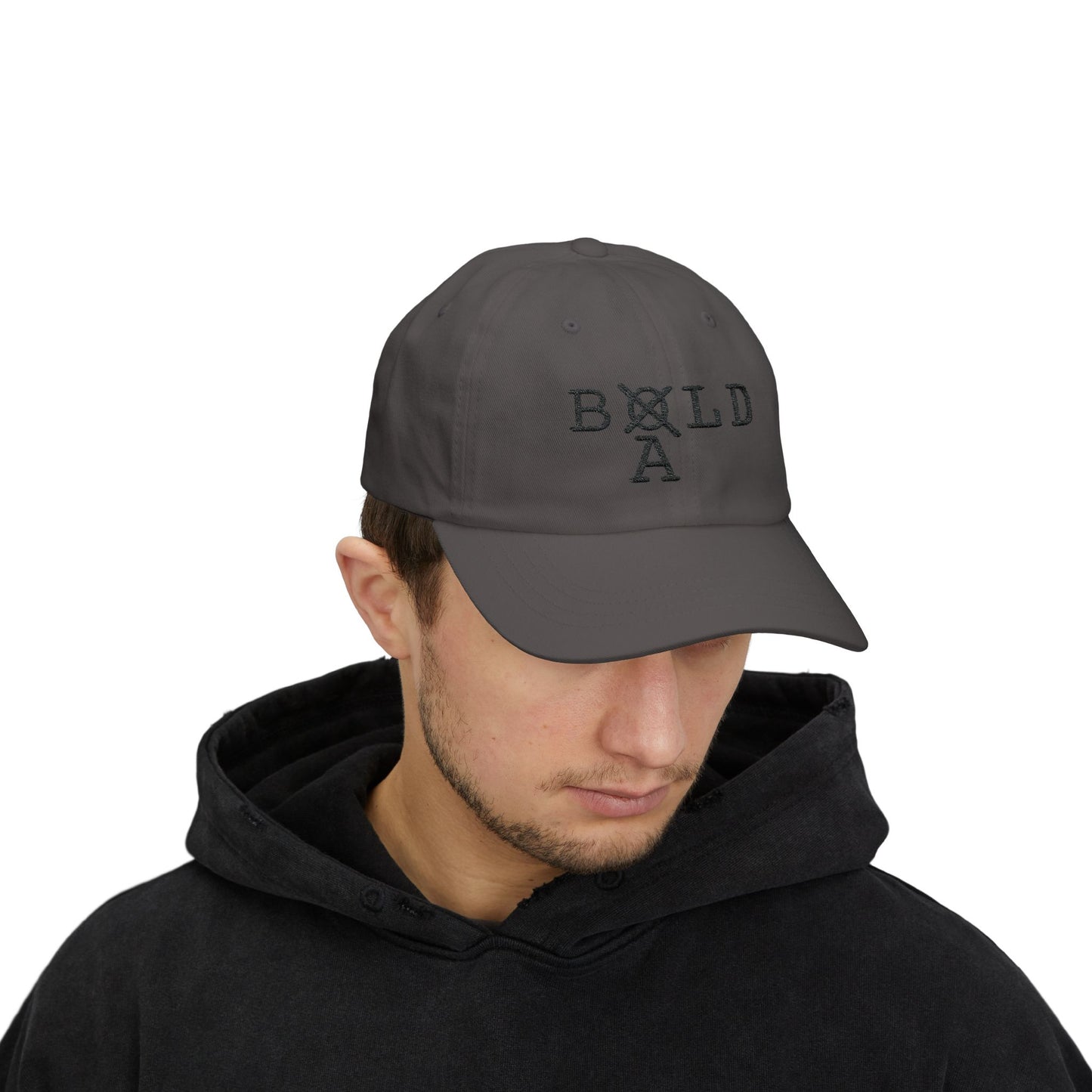 Bald Bold Dad Cap Embroidered