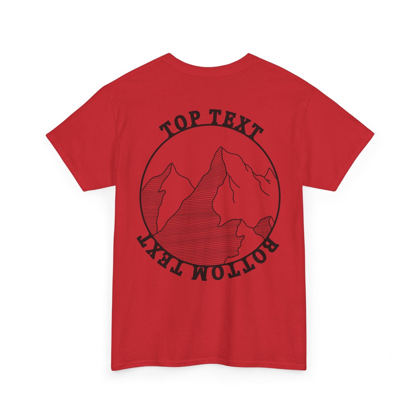 Mountain Tee Top-Bottom Unisex