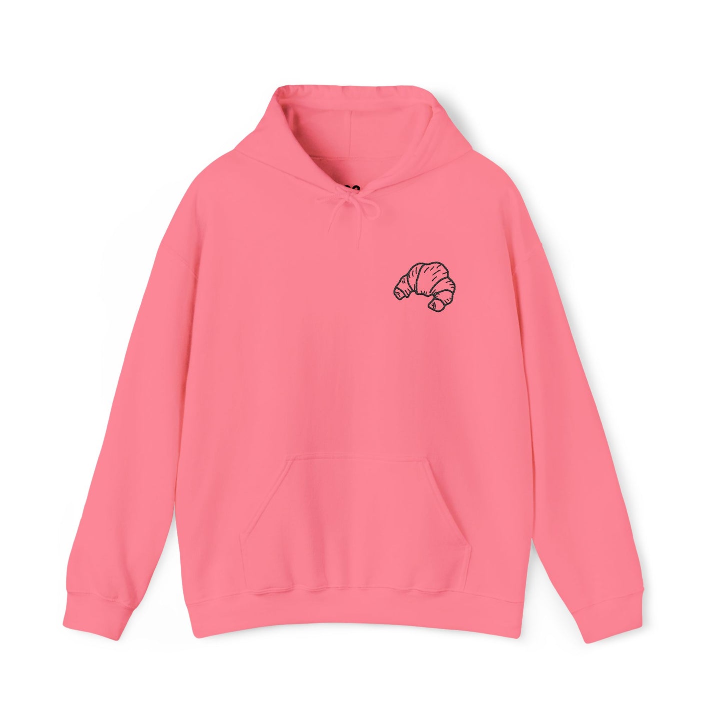 Embroidered Croissant Hoodie