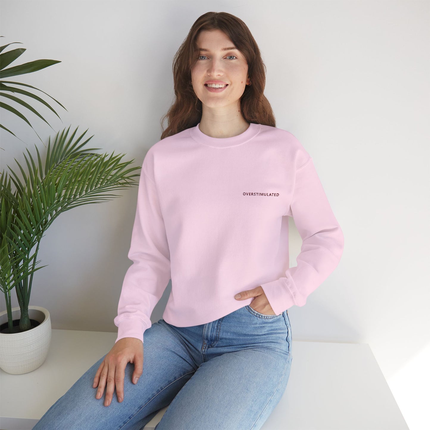 Overstimulated Sweatshirt Embroidered
