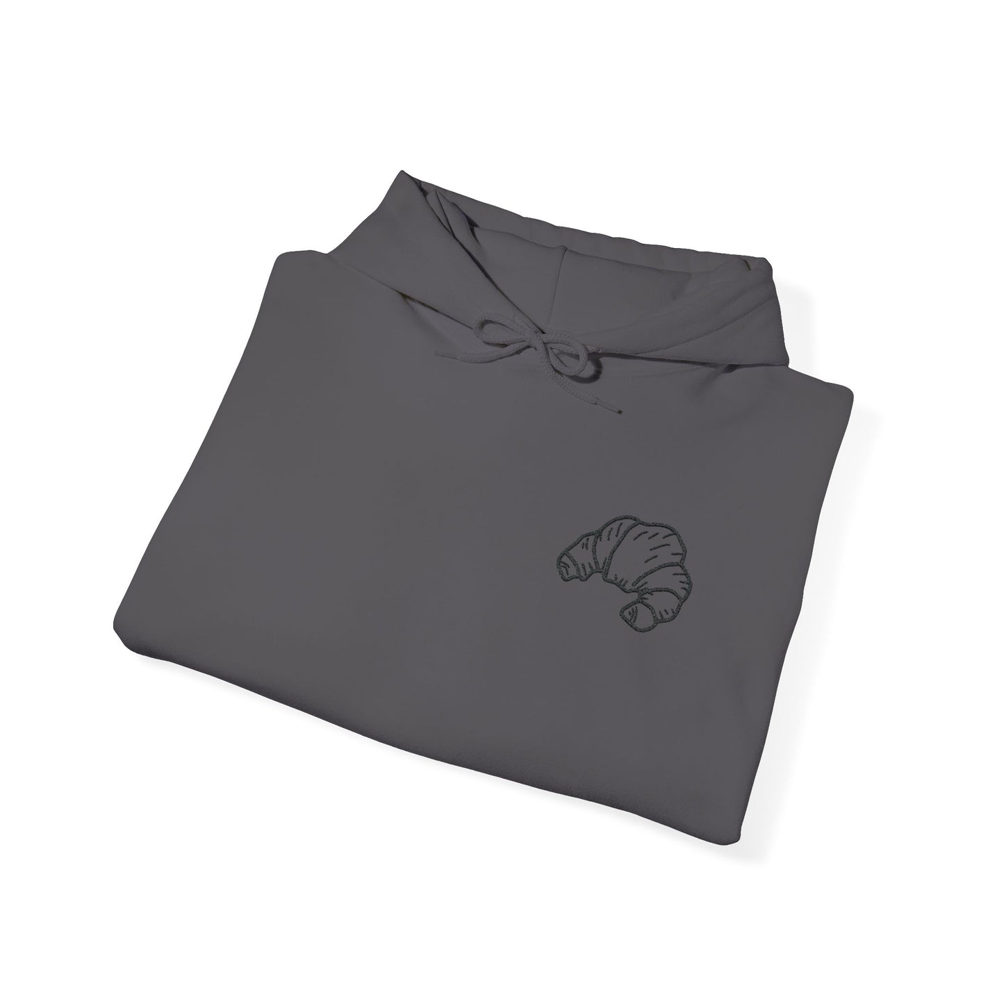 Embroidered Croissant Hoodie