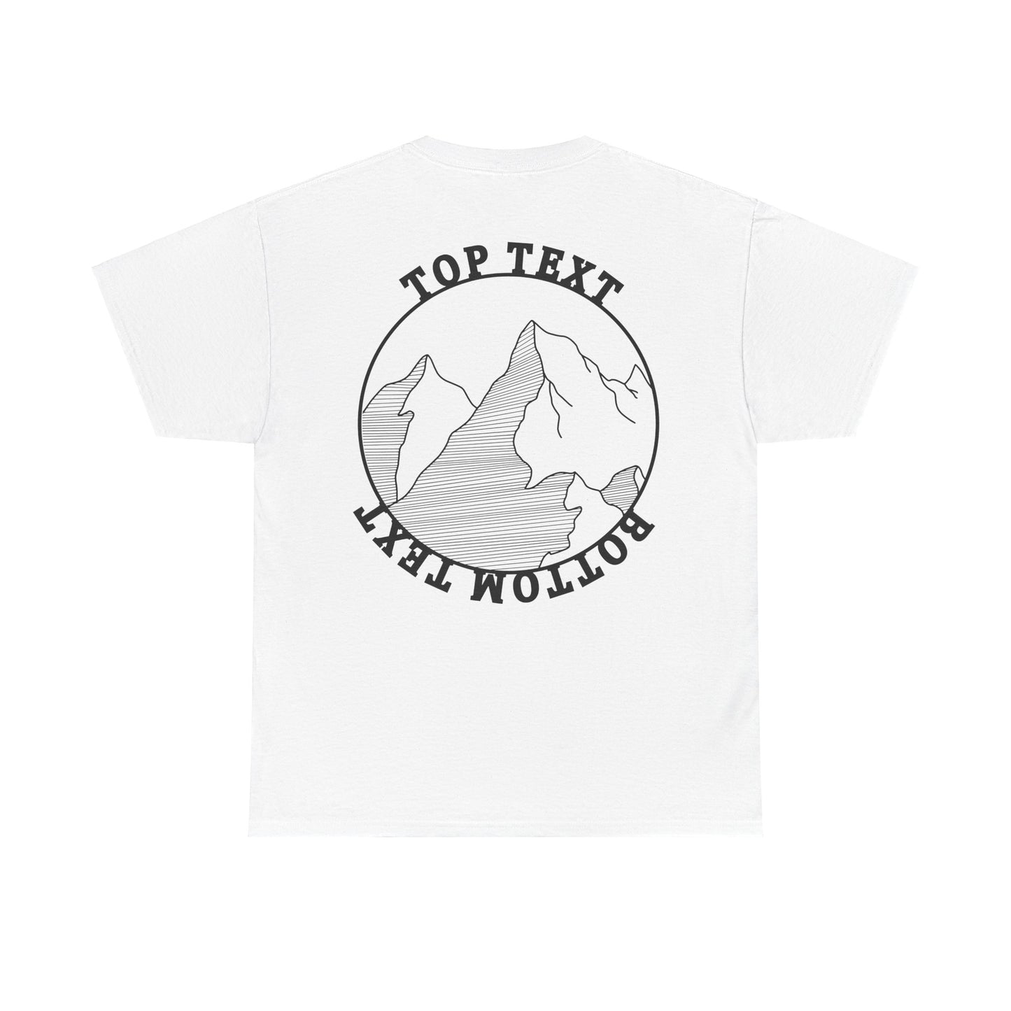 Mountain Tee Top-Bottom Unisex
