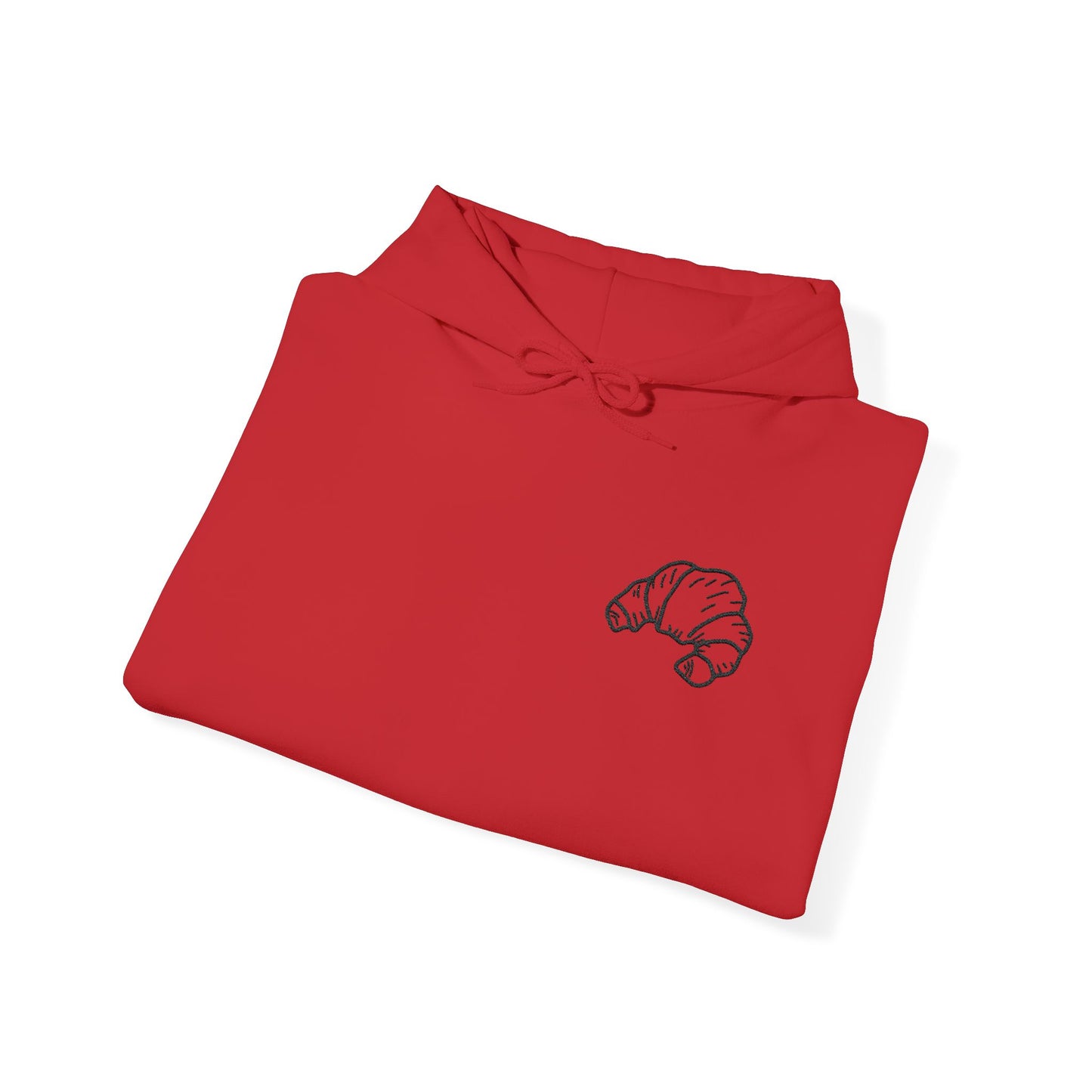 Embroidered Croissant Hoodie