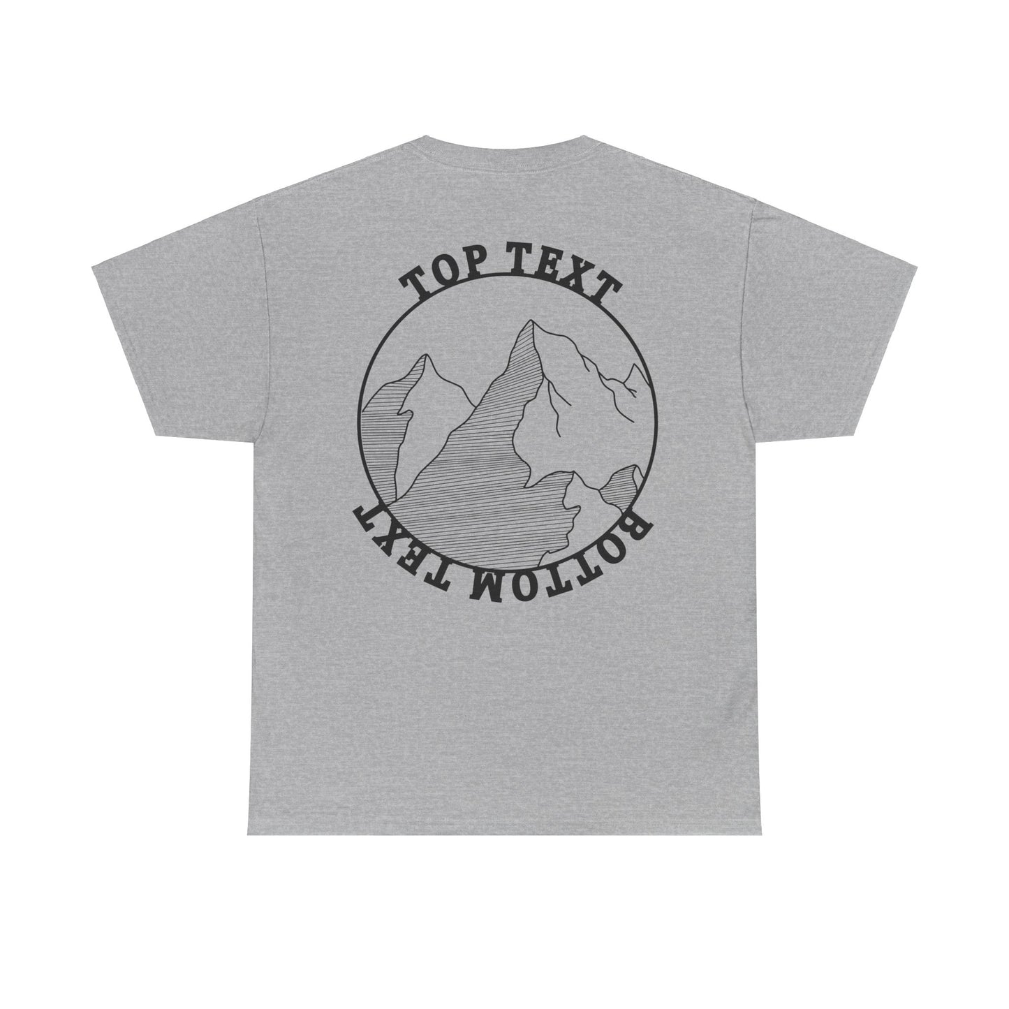 Mountain Tee Top-Bottom Unisex