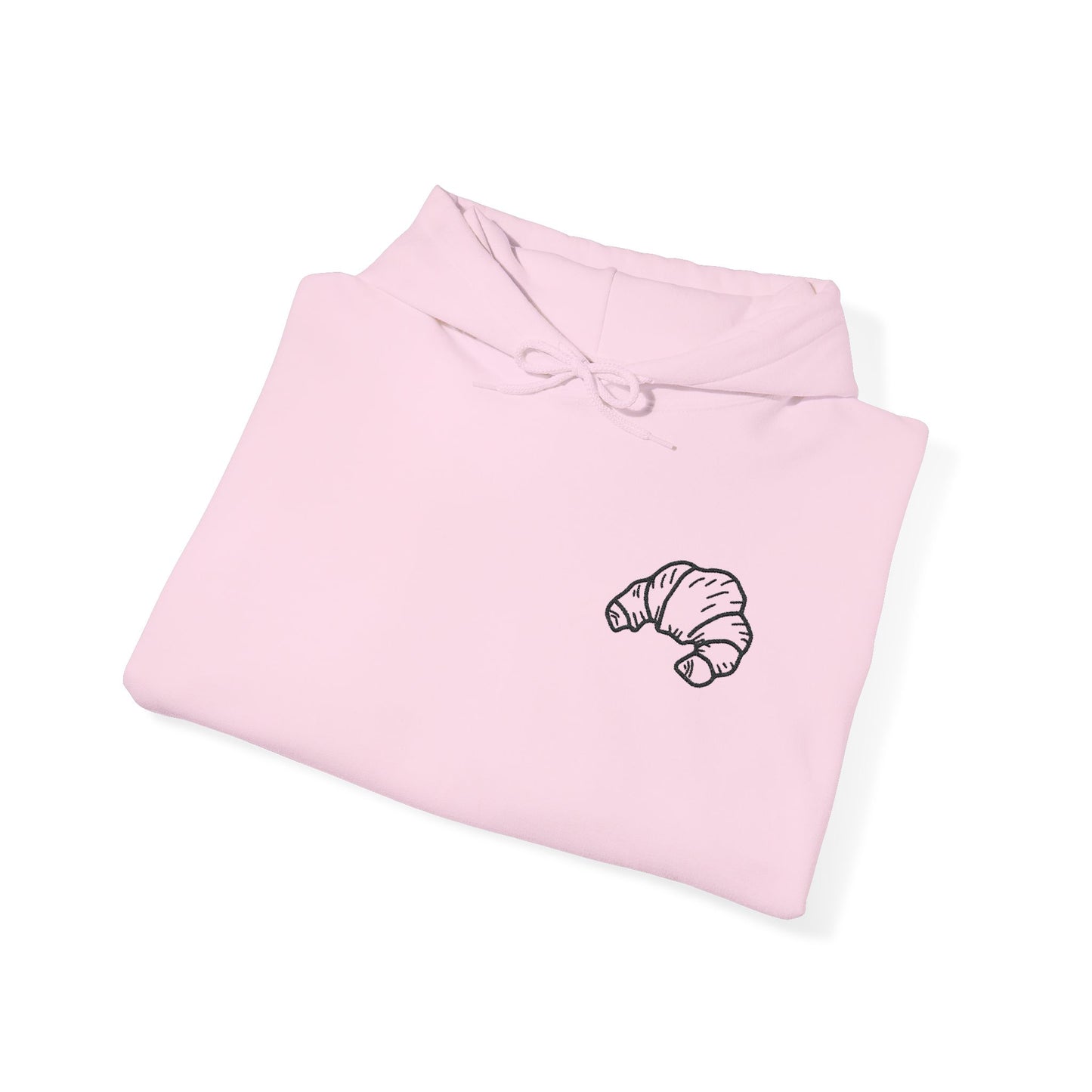 Embroidered Croissant Hoodie