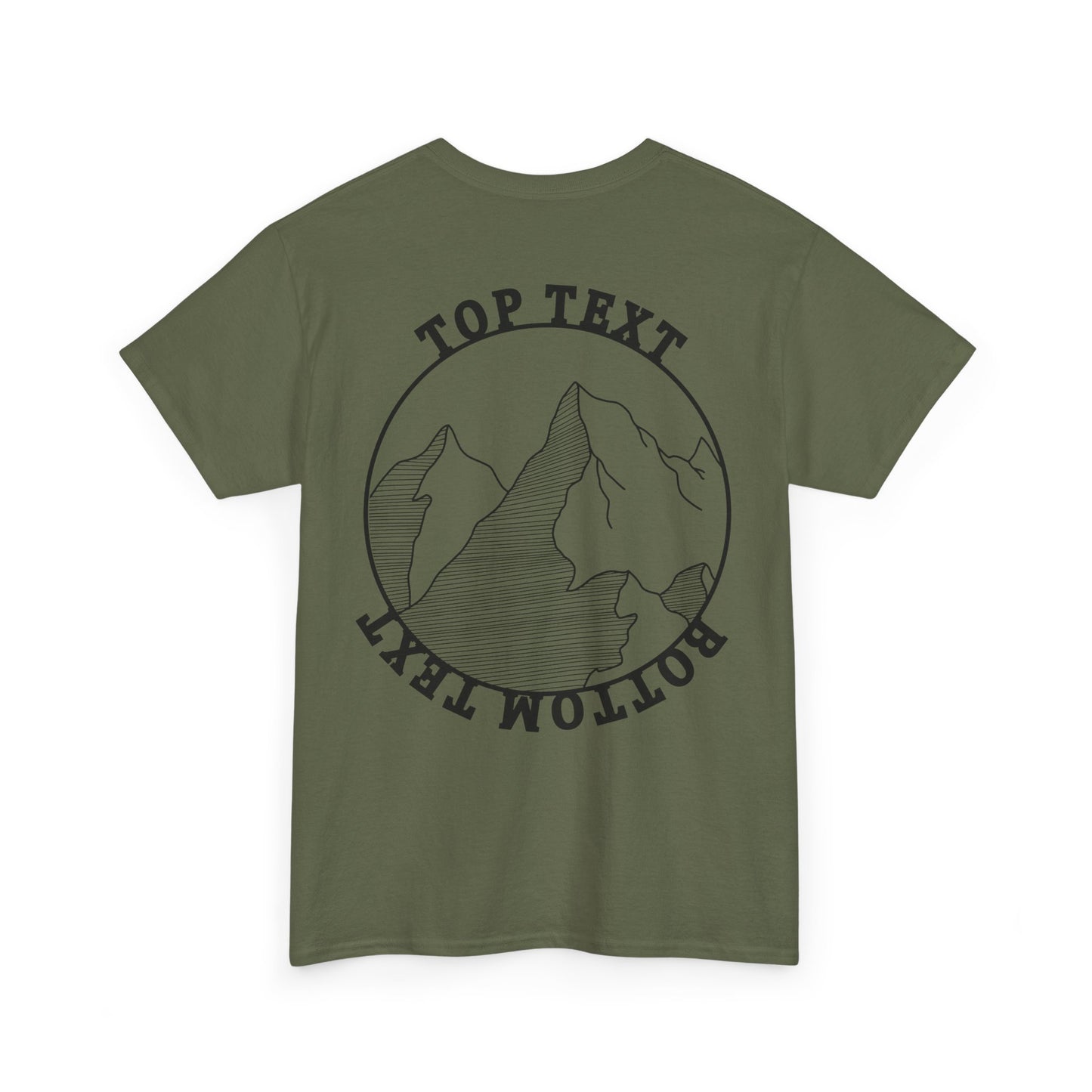Mountain Tee Top-Bottom Unisex