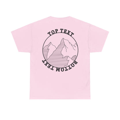 Mountain Tee Top-Bottom Unisex