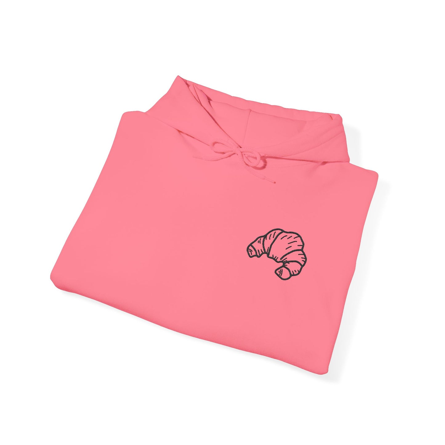Embroidered Croissant Hoodie