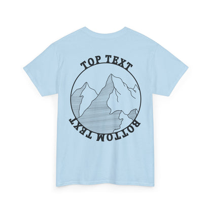 Mountain Tee Top-Bottom Unisex