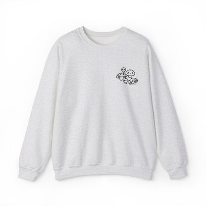 Mushroom Sweatshirt Embroidered