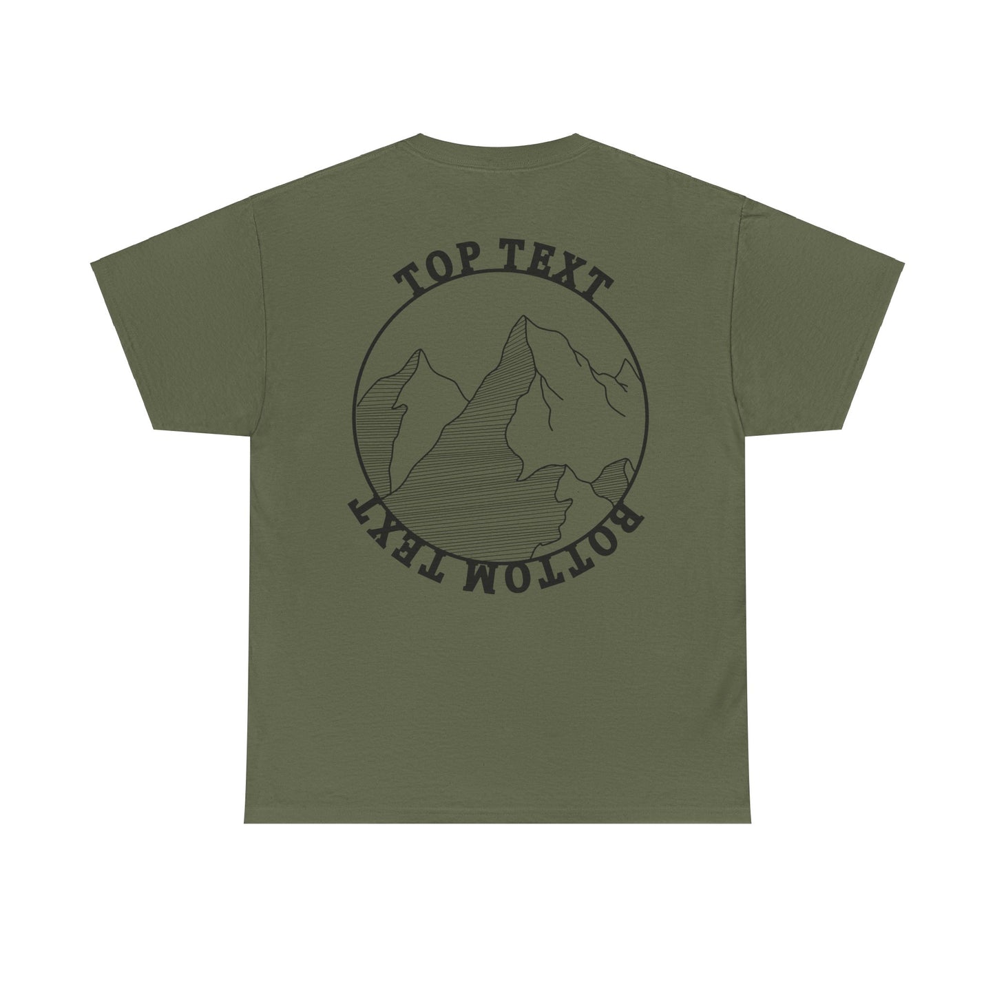 Mountain Tee Top-Bottom Unisex