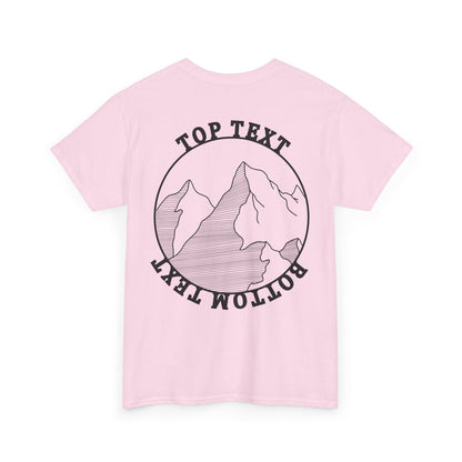 Mountain Tee Top-Bottom Unisex