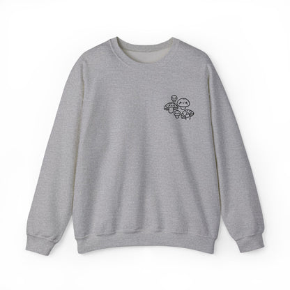 Mushroom Sweatshirt Embroidered