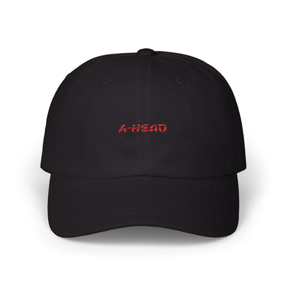 4-Head Dad Cap Embroidered (Black)