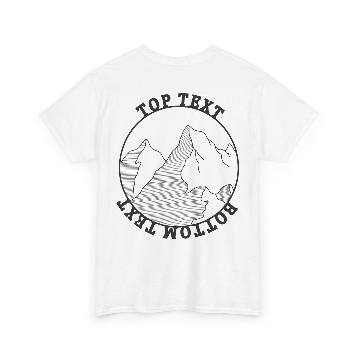 Mountain Tee Top-Bottom Unisex