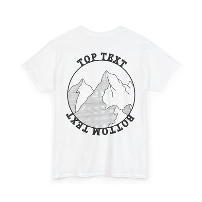 Mountain Tee Top-Bottom Unisex