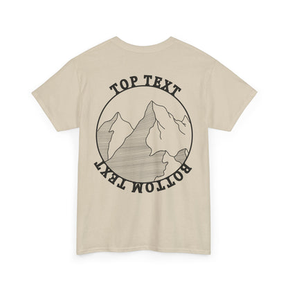 Mountain Tee Top-Bottom Unisex