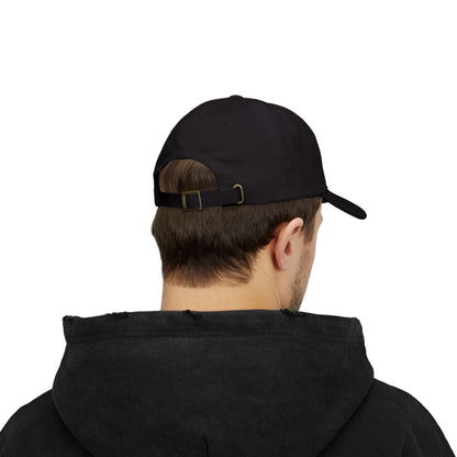 Pancake Dad Cap Embroidered (Black)