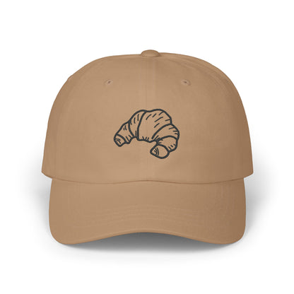 Croissant Dad Cap Embroidered