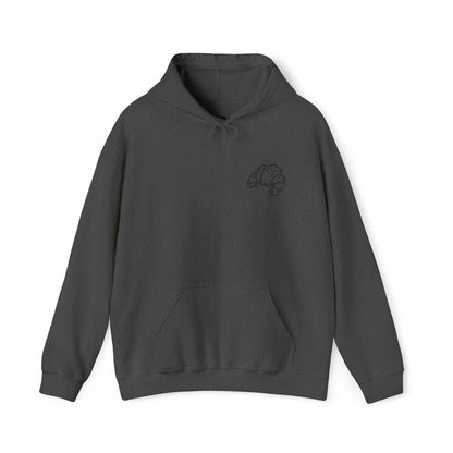 Embroidered Croissant Hoodie