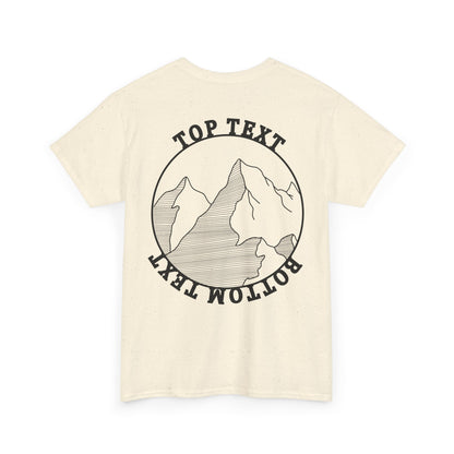 Mountain Tee Top-Bottom Unisex